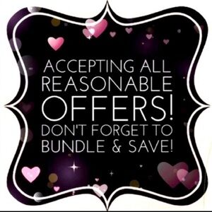 I will consider all reasonable offers!